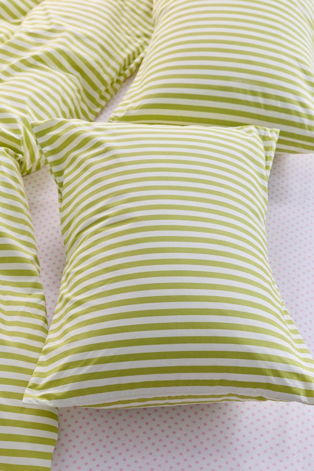 Sabine Striped Patterned Cotton Percale Sham Set #1