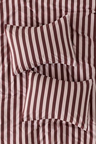 Sabine Striped Patterned Cotton Percale Sham Set