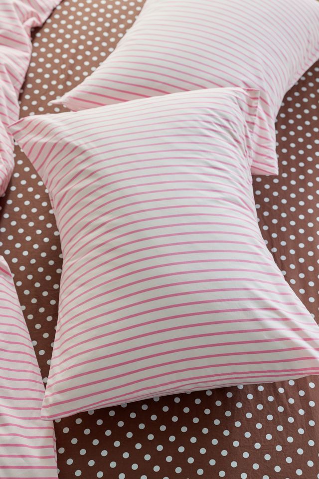 Sabine Striped Patterned Cotton Percale Sham Set #1