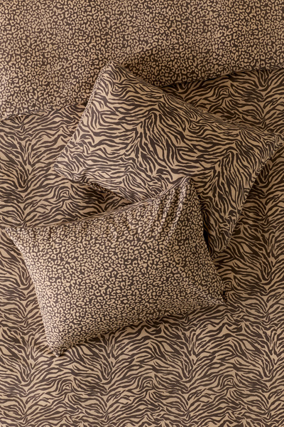 Sherri Reversible Animal Print Sham Set