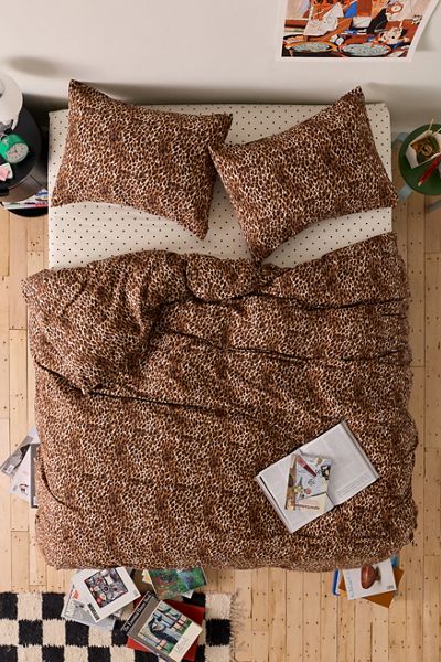 Lena Cheetah Patterned Duvet Cover Set