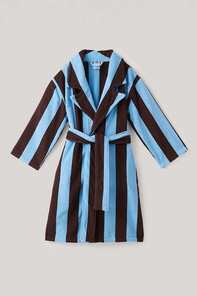 Hommey Striped Cotton Robe