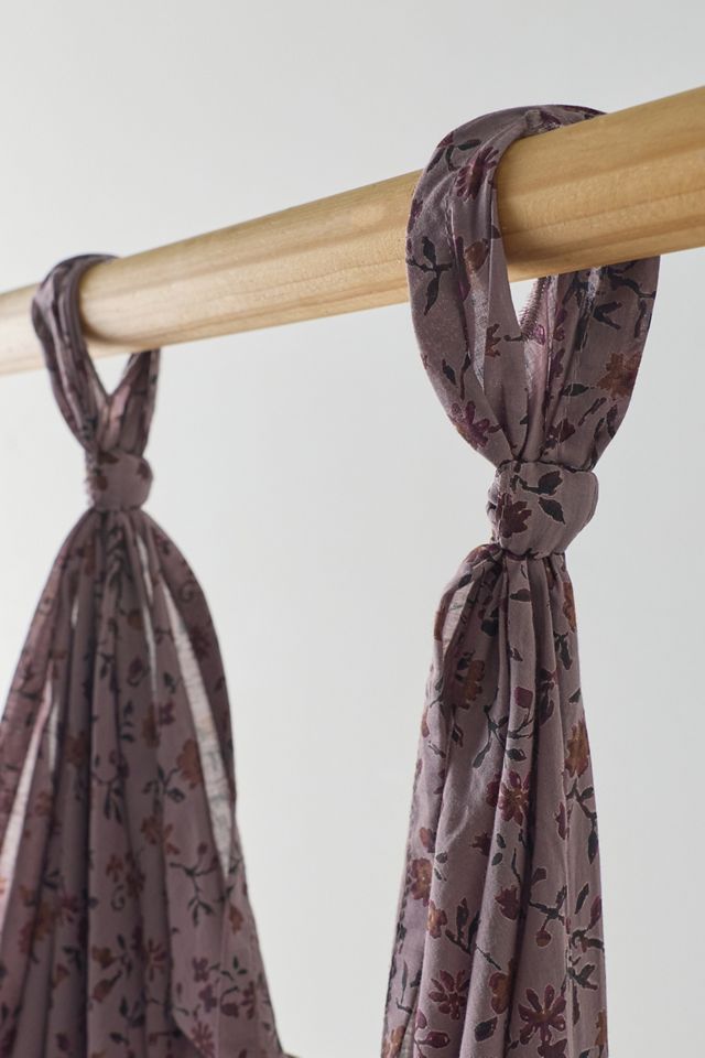 Printed Knotted Window Panel #3