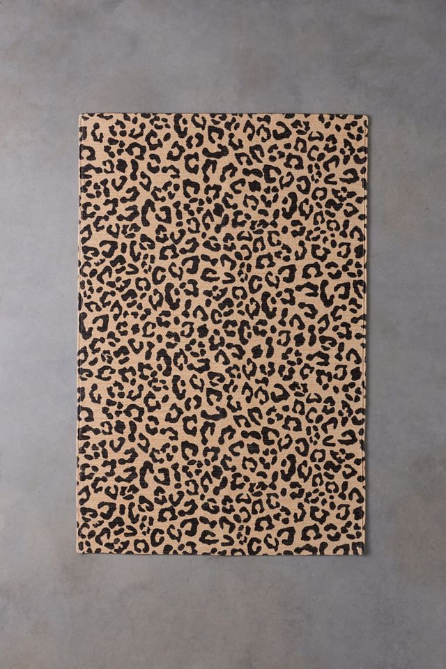 Reversible Animal Print Braided Rug #2