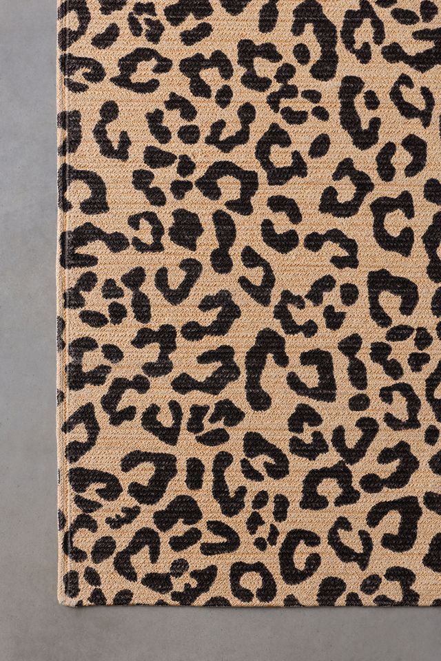 Reversible Animal Print Braided Rug #5