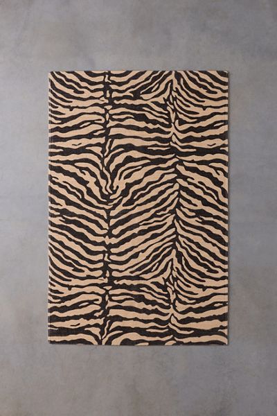 Reversible Animal Print Braided Rug
