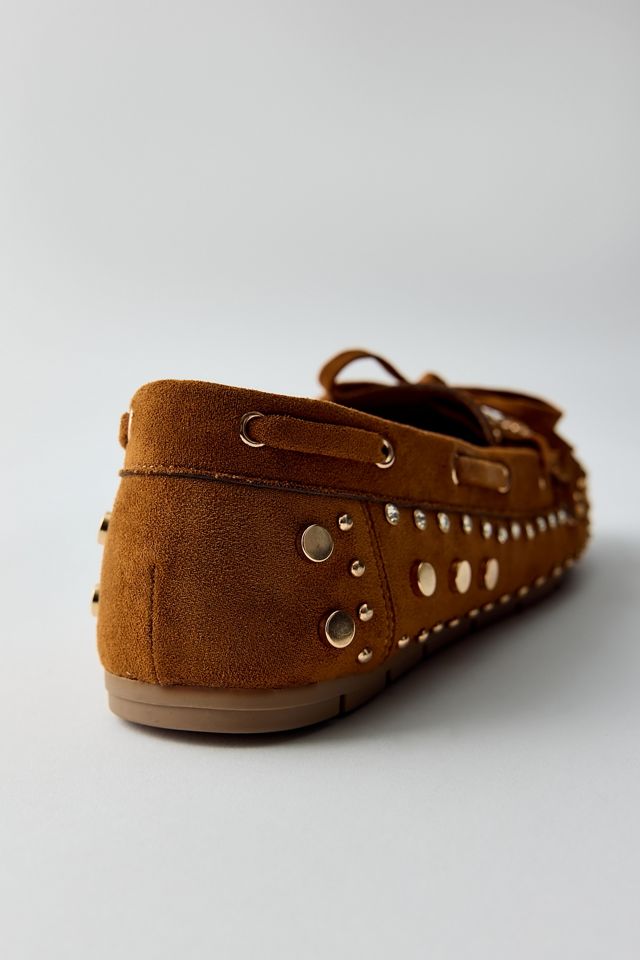 Azalea Wang Midge Studded Moccasin Shoes #2