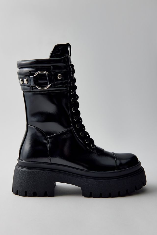 Azalea Wang Wednesday Patent Platform Boots #3