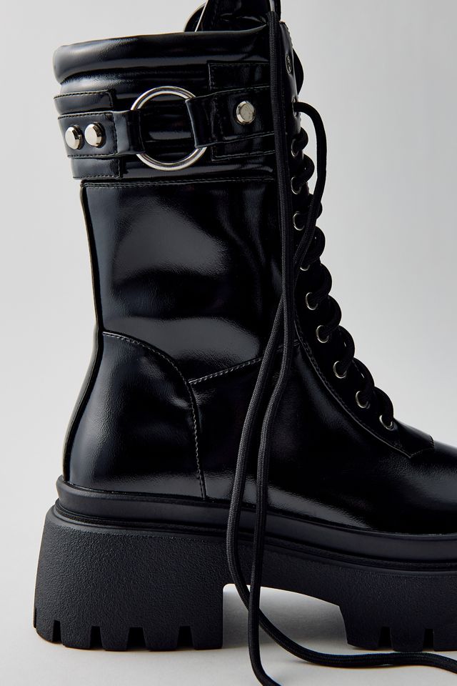 Azalea Wang Wednesday Patent Platform Boots #4