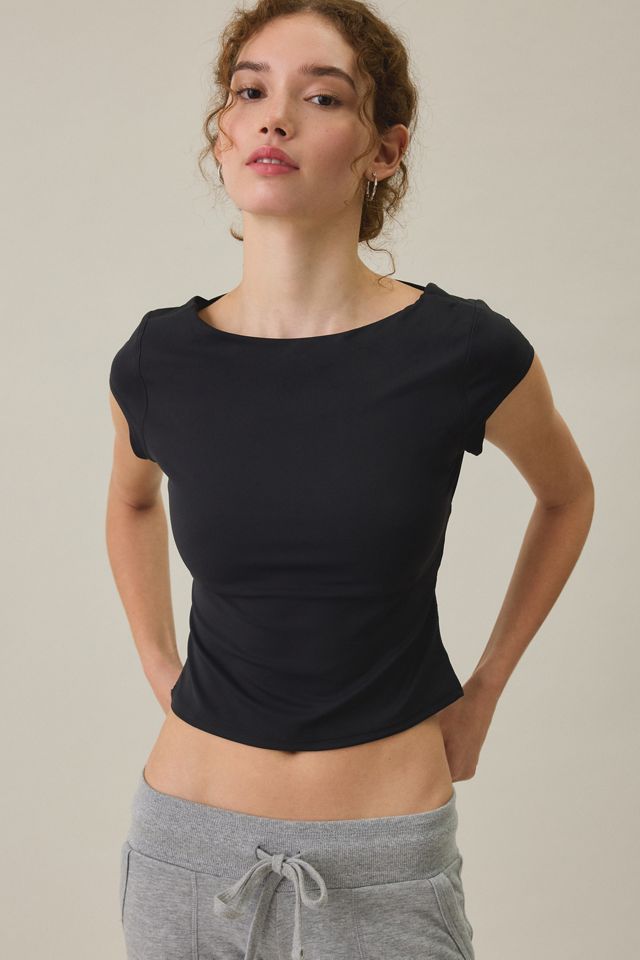 Out From Under Saturday Sculpt Open-Back Tee #1