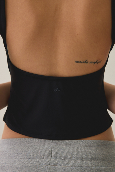 Out From Under Saturday Sculpt Open-Back Tee