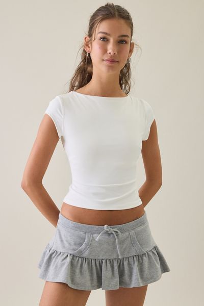 Out From Under Saturday Sculpt Open-Back Tee