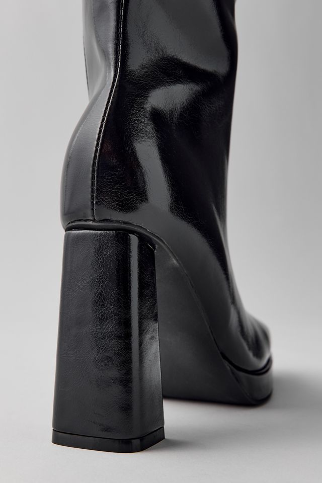 Azalea Wang Chapell Black Patent Boots #3