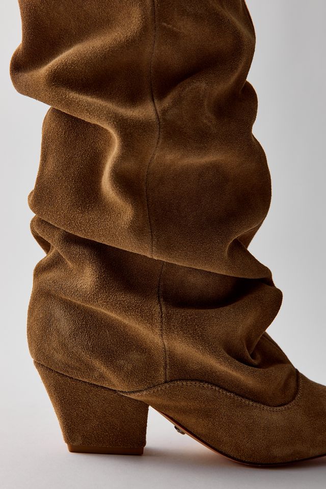 Azalea Wang Francoise Suede Slouch Boots #1