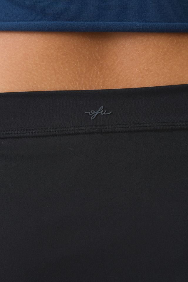 Out From Under Saturday Sculpt Slit Mini Skort #4