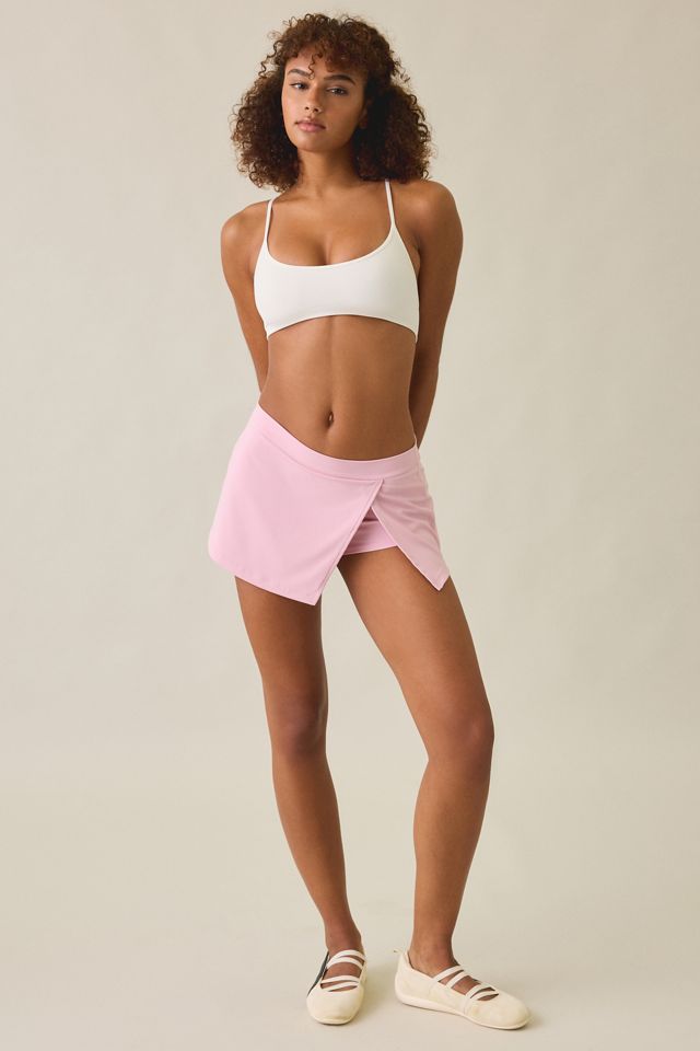 Out From Under Saturday Sculpt Slit Mini Skort #1