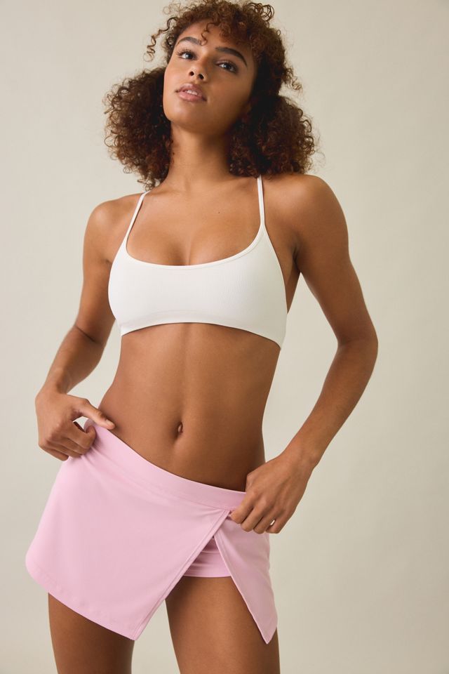 Out From Under Saturday Sculpt Slit Mini Skort #2