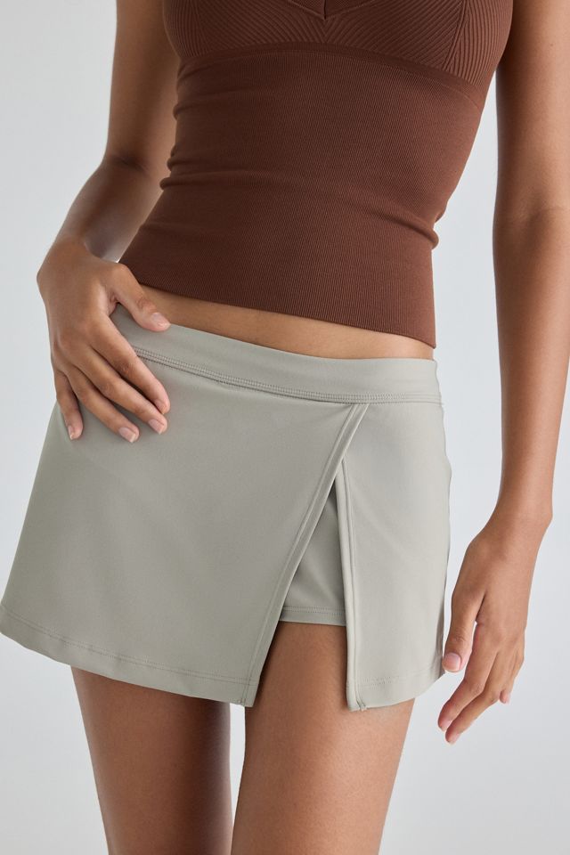 Out From Under Saturday Sculpt Slit Mini Skort #2
