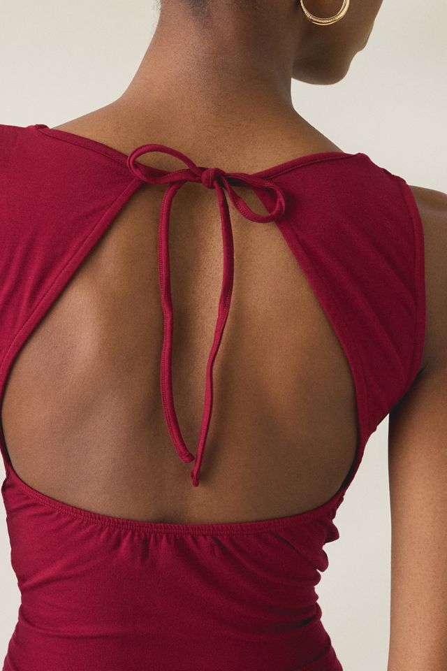 Motel Imrie Open-Back Cowl Neck Tank Top #3