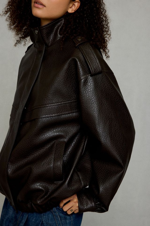 Azalea Wang UO Exclusive Narelle Oversized Bomber Jacket #2