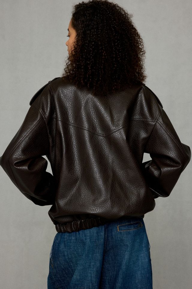 Azalea Wang UO Exclusive Narelle Oversized Bomber Jacket #3