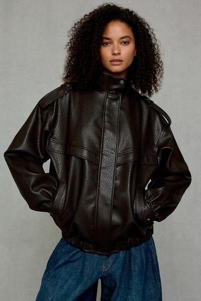 Azalea Wang UO Exclusive Narelle Oversized Bomber Jacket