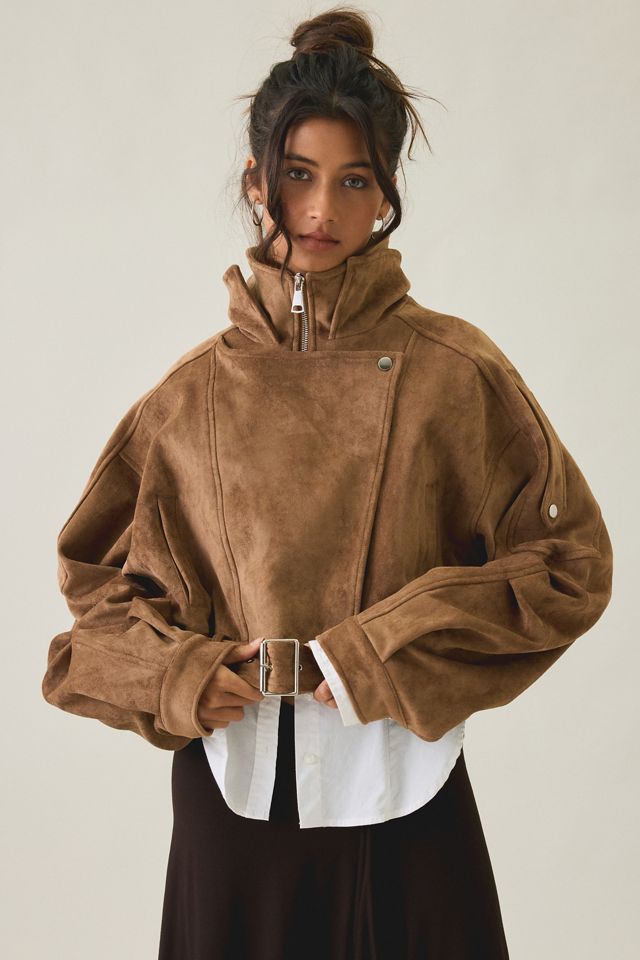 Azalea Wang Papoose Faux Leather Moto Jacket #3