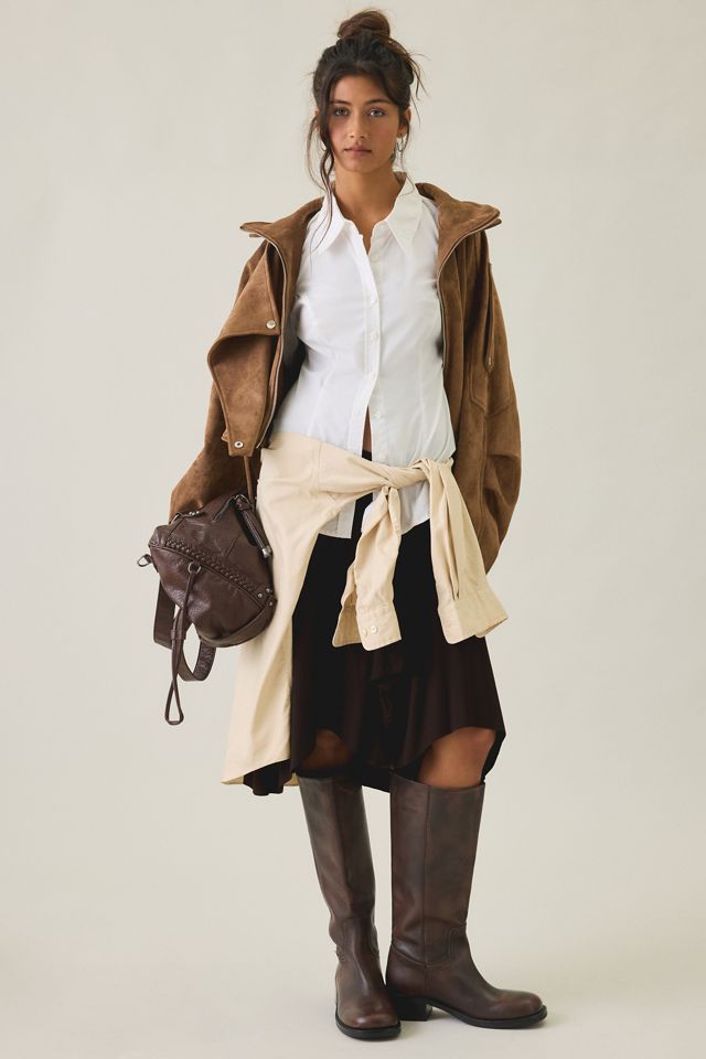Azalea Wang Papoose Faux Leather Moto Jacket #5