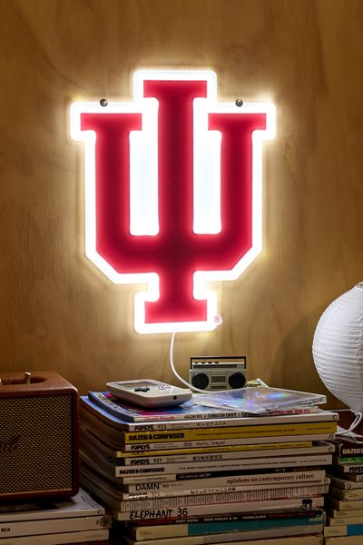 Indiana Hoosiers Logo LED Neon Sign