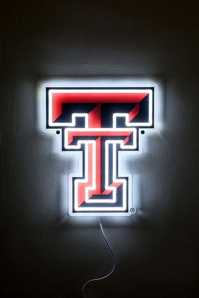 Texas Tech Red Raiders Logo LED Neon Sign