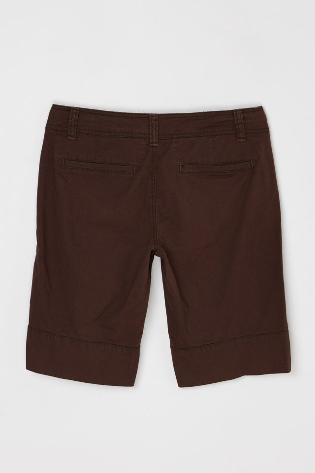 Vintage Y2k Dark Brown Studded Short #2