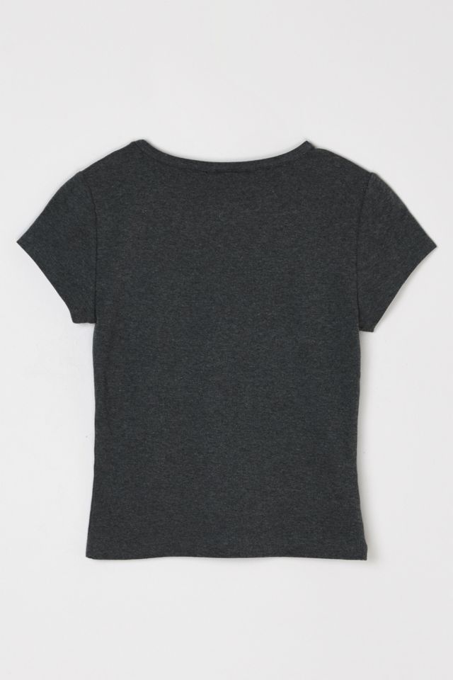 Vintage Y2k Laced Dark Grey Top #2