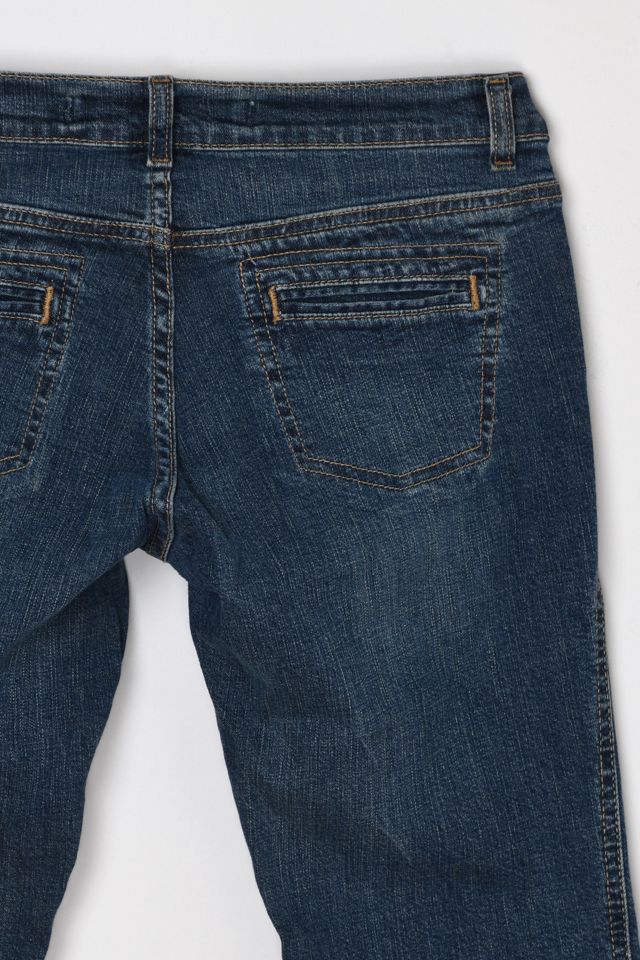 Vintage Y2k Paneled Dark Wash Straight Leg Jean #3