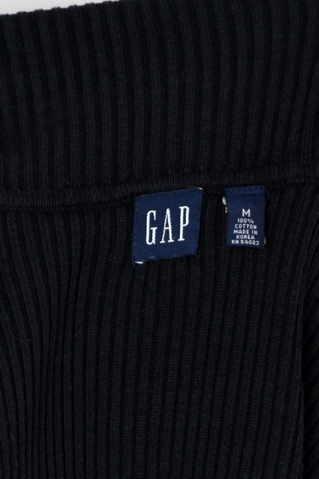 Vintage 90s Black Ribbed Turtleneck #3