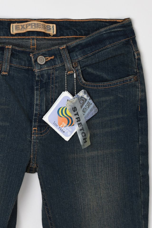Vintage Y2k Dark Wash Low Rise Flared Jean #1