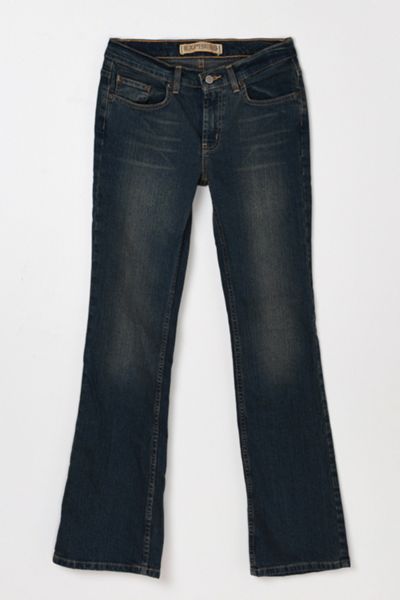 Vintage Y2k Dark Wash Low Rise Flared Jean