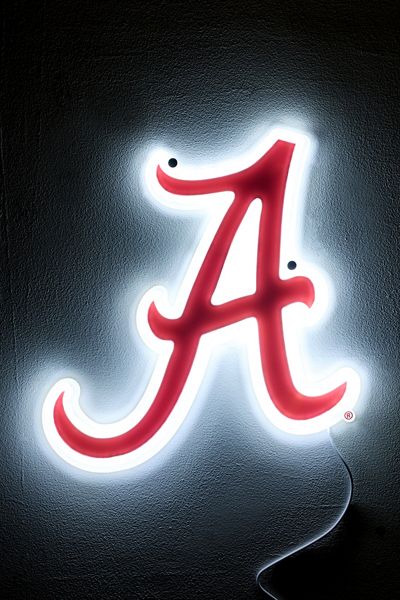 Alabama Crimson Tide Logo LED Neon Sign