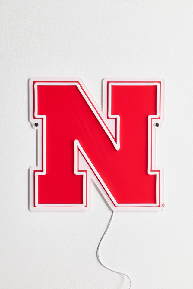 Nebraska Cornhuskers Logo LED Neon Sign #1