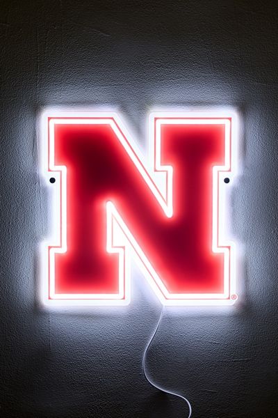 Nebraska Cornhuskers Logo LED Neon Sign