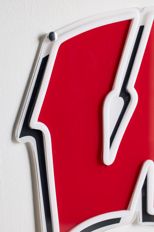 Wisconsin Badgers Logo LED Neon Sign #3