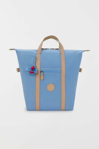 Kipling Art Tote Backpack in Cotton Air Blue, Women's at Urban Outfitters