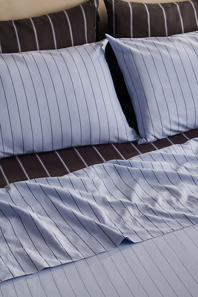Hommey Striped Cotton Sateen Top Sheet