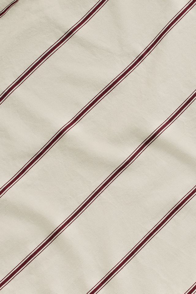Hommey Striped Cotton Sateen Top Sheet #1