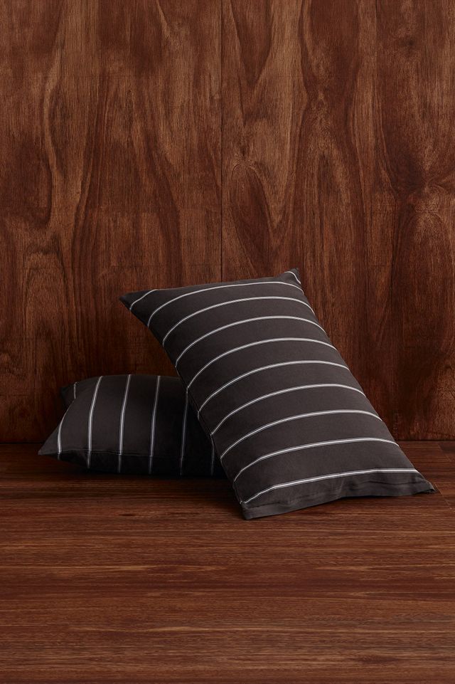 Hommey Striped Cotton Sateen Sham Set #2