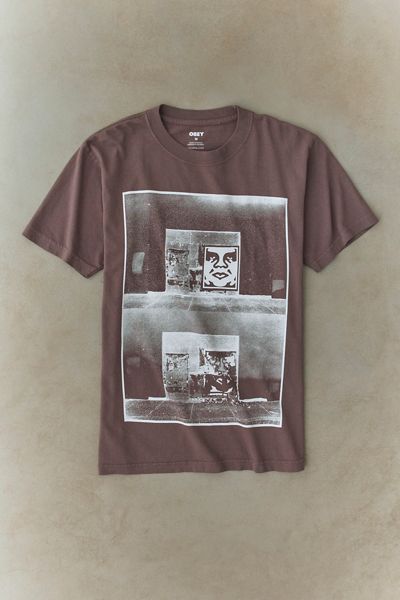 OBEY Destroyed Icon Photo Graphic Tee