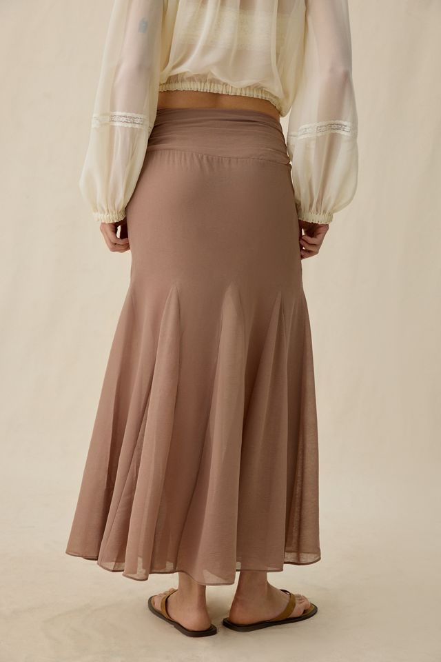 Kimchi Blue All About Town Godet Maxi Skirt #3