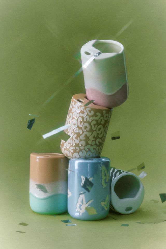Glazed Matcha Ceramic Sipper #4