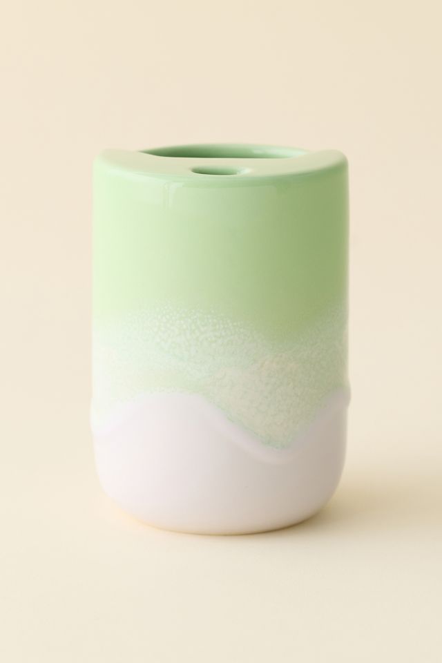 Glazed Matcha Ceramic Sipper #1