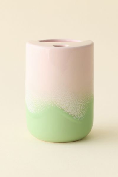 Glazed Matcha Ceramic Sipper