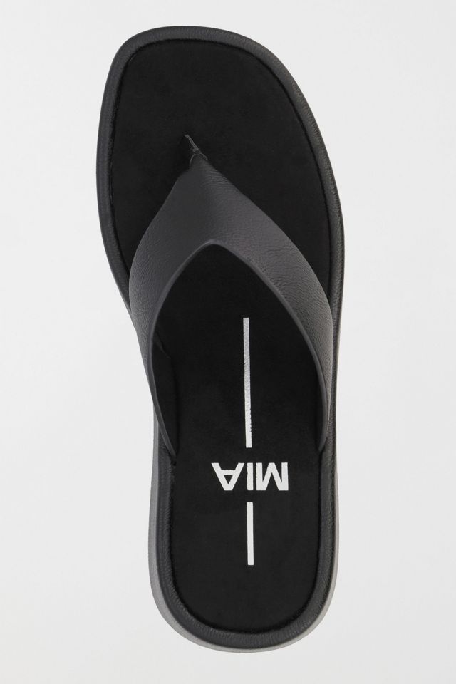 MIA Niccola Platform Wedge Thong Sandal #3